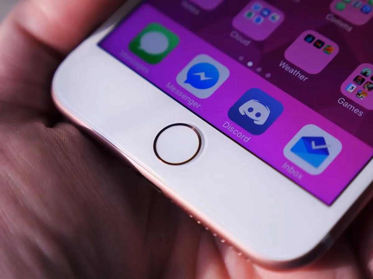 What is the new home button on the iPhone?