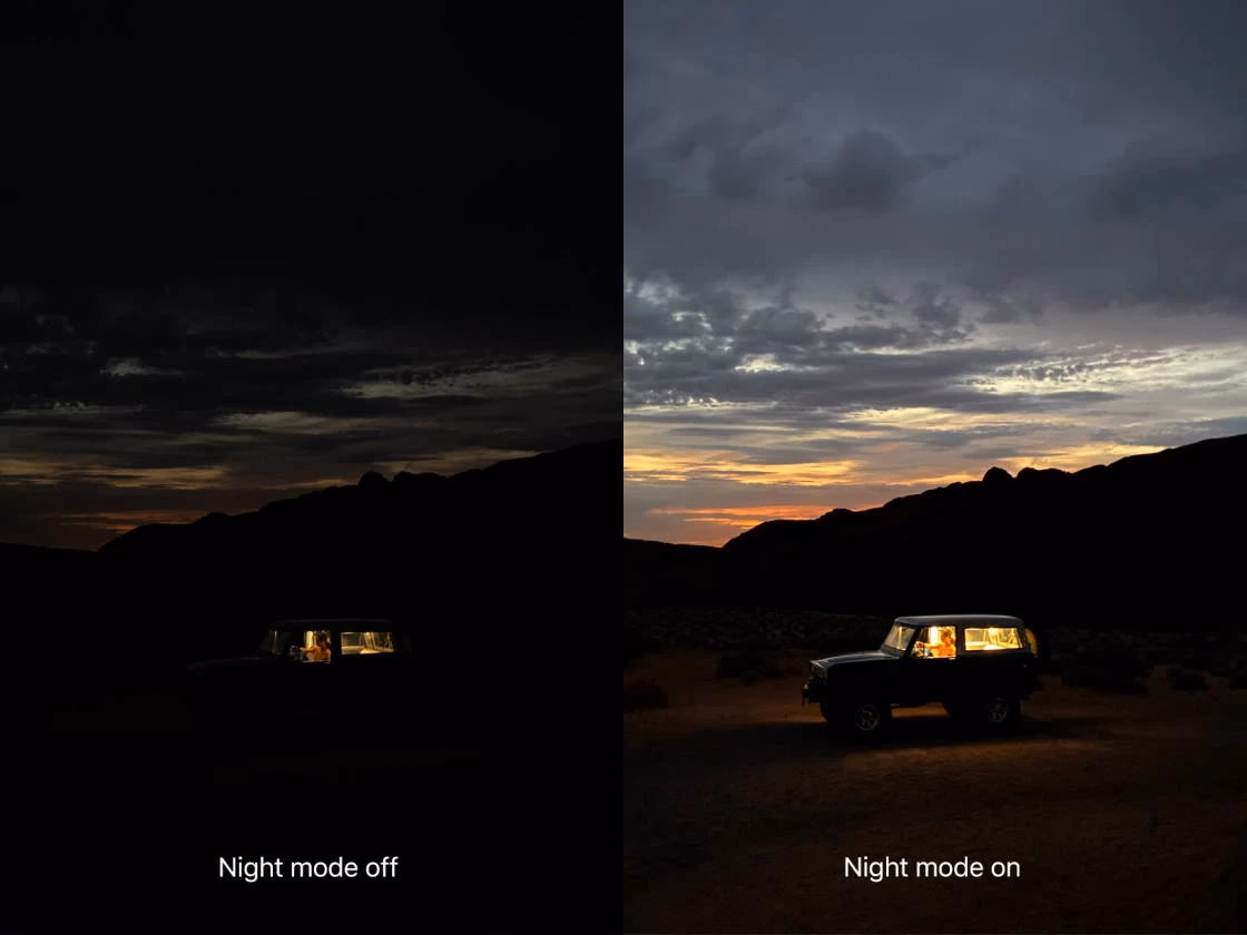 Does iPhone 11 have night mode?