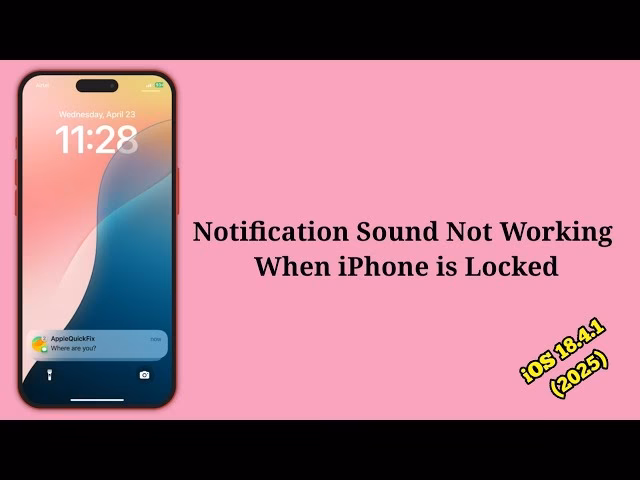 Why am I getting notification sounds when my iPhone screen is locked?