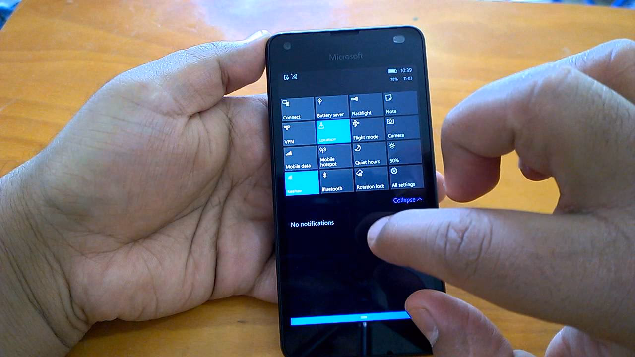 How to remove quick actions from Action Center Windows 10?