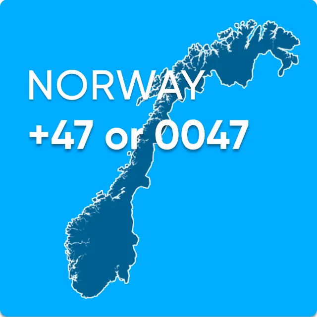 How do I dial a landline in Norway?