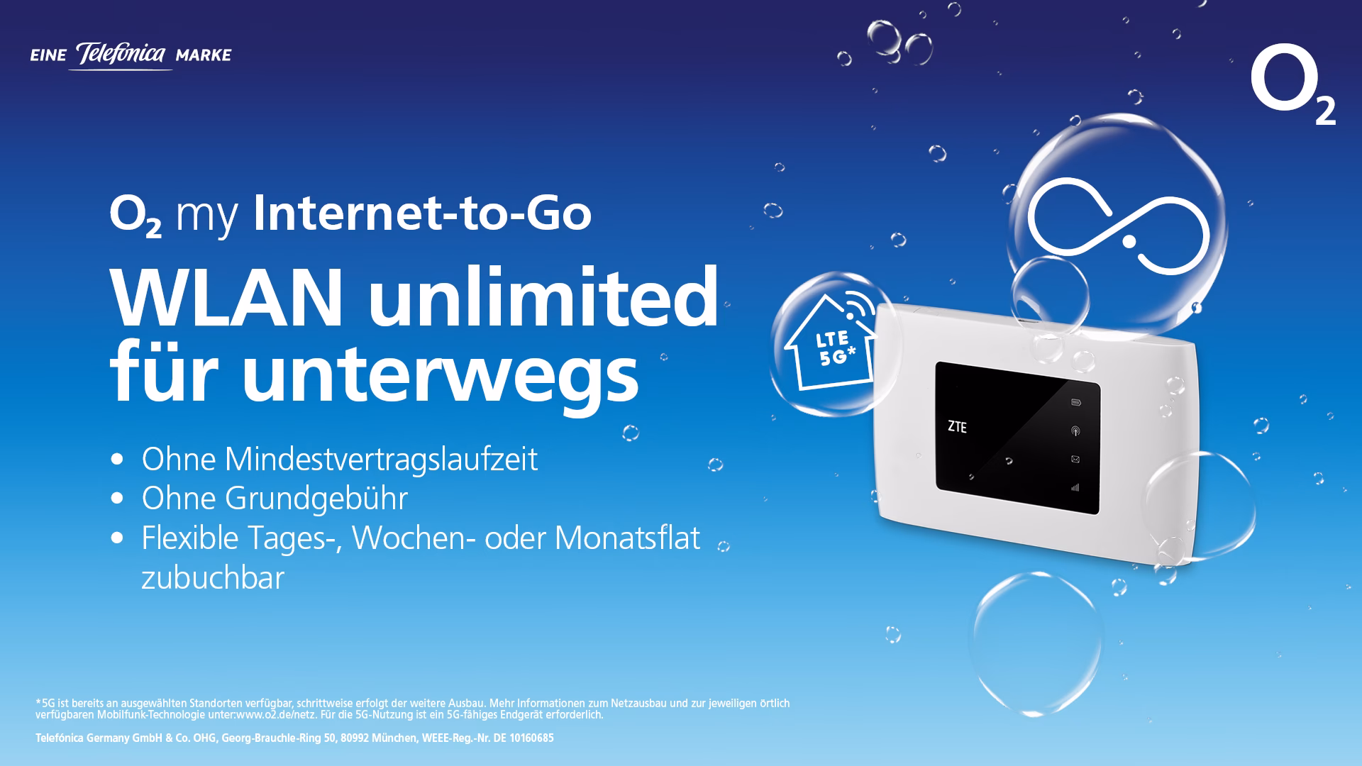 Was kostet ein mobiler Router bei O2?