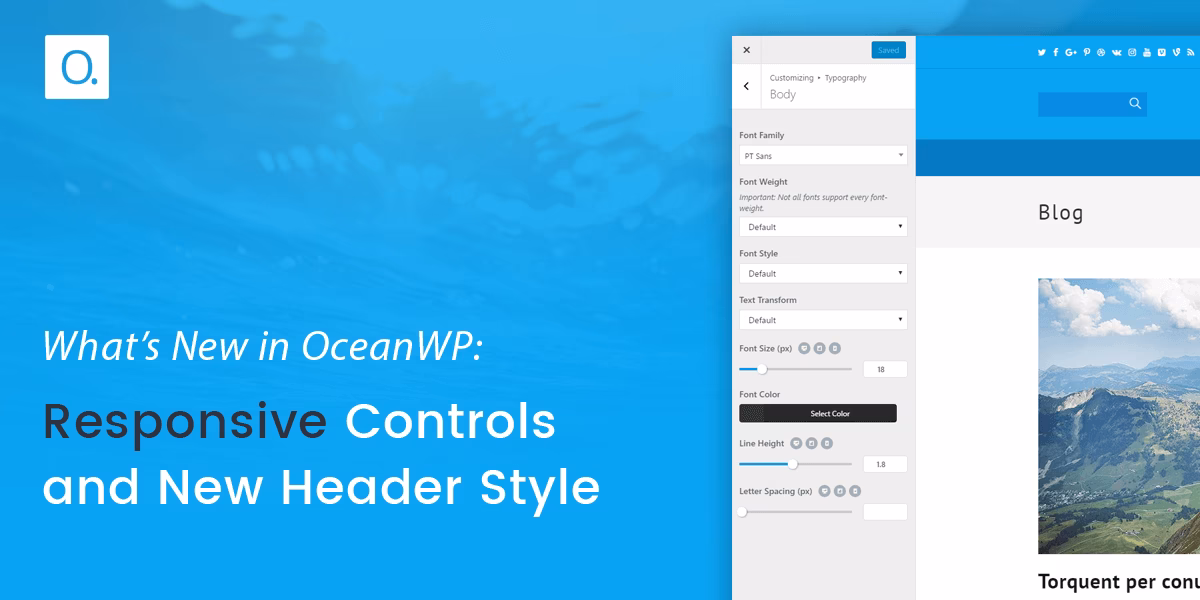 What's new in oceanwp?