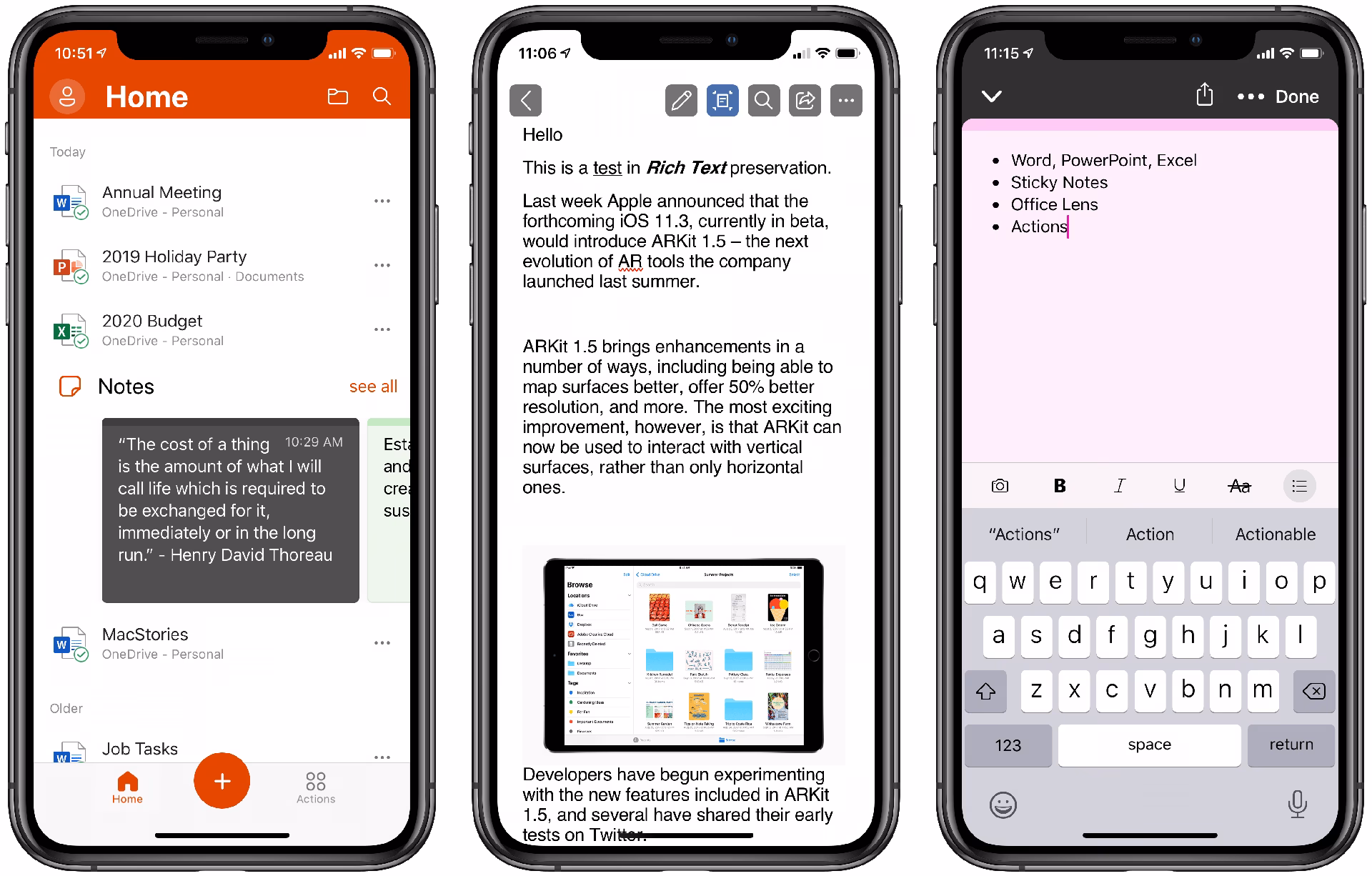 Is Microsoft Office 365 Mobile app better than Microsoft Word?
