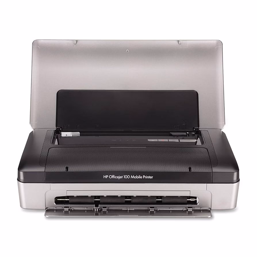 How fast is the HP OfficeJet 100 mobile?