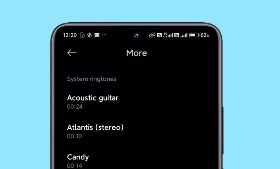 What is a ringtone on a cell phone?