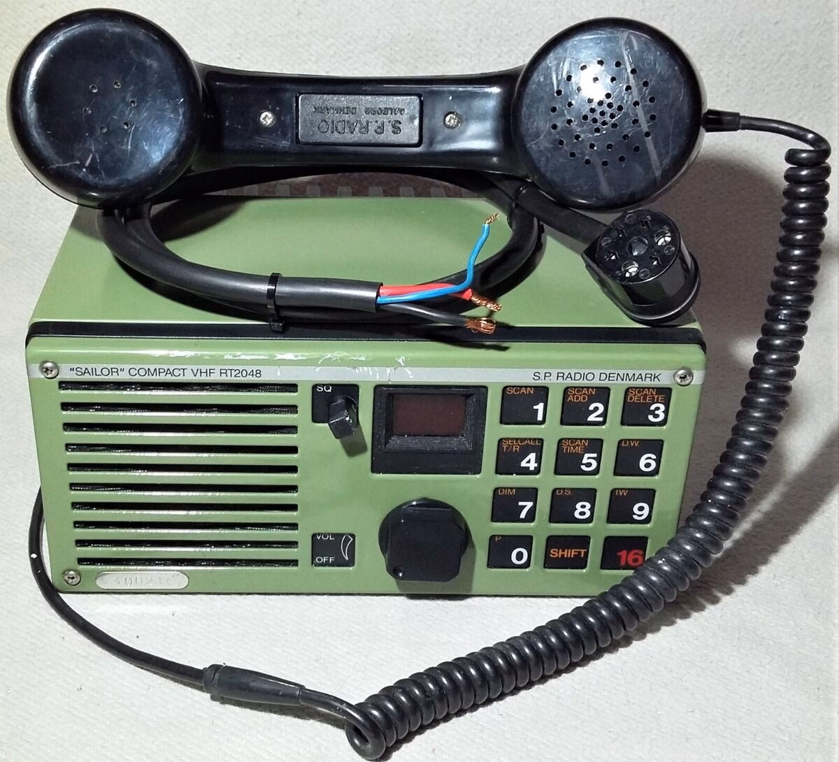 What were the first radiotelephones?