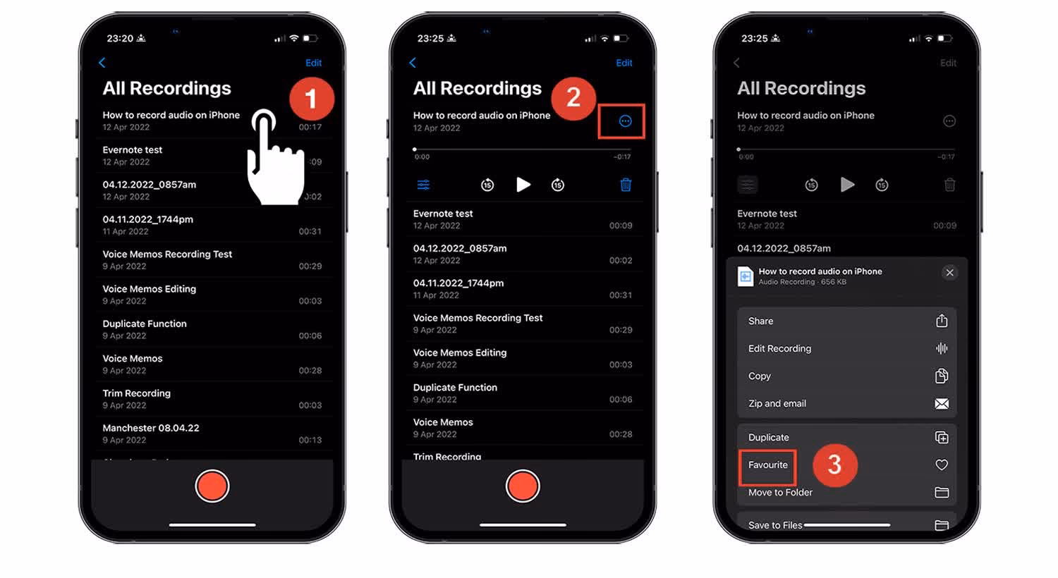How do I record a recording in iOS 18 notes?