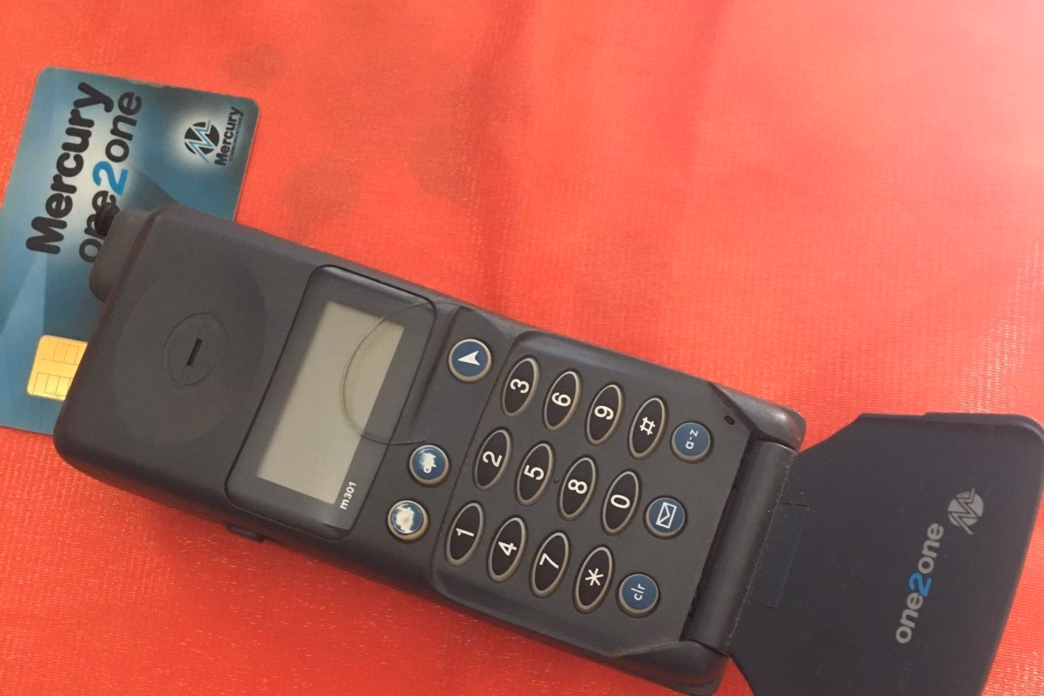 What was Mercury One2One's first phone?