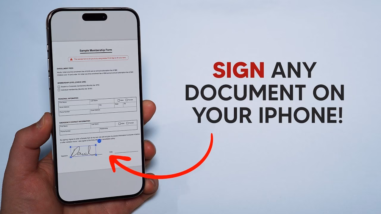 How do I delete a signature on my iPhone?