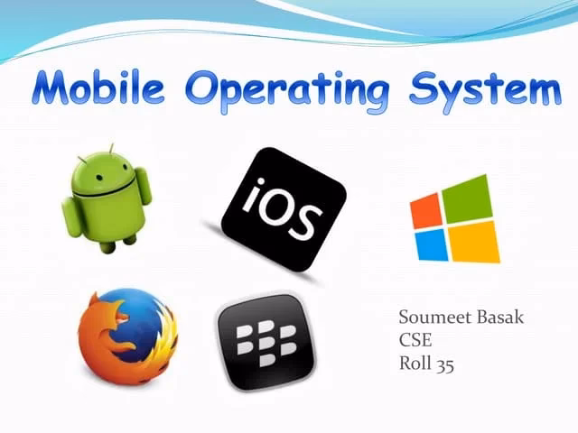 What is a mobile OS?