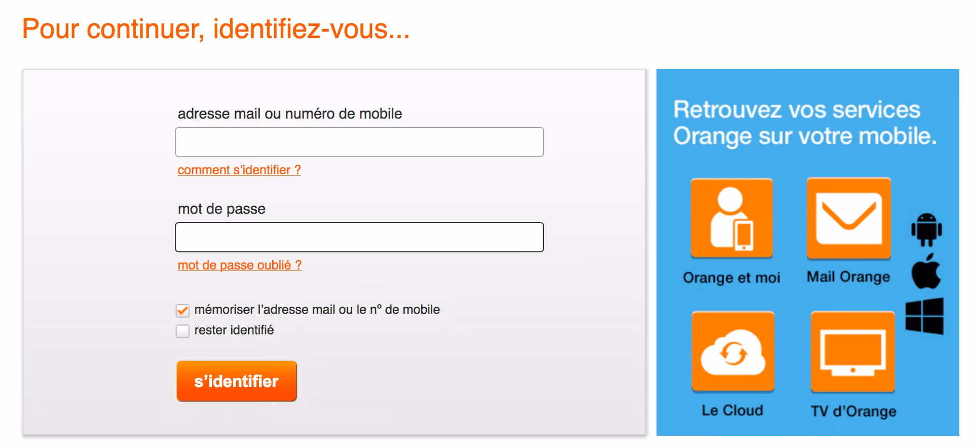 Quels sont les avantages de la messagerie orange ?