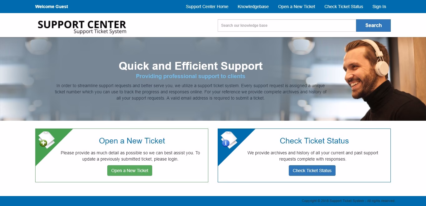 What is osTicket responsive theme jlinkson?