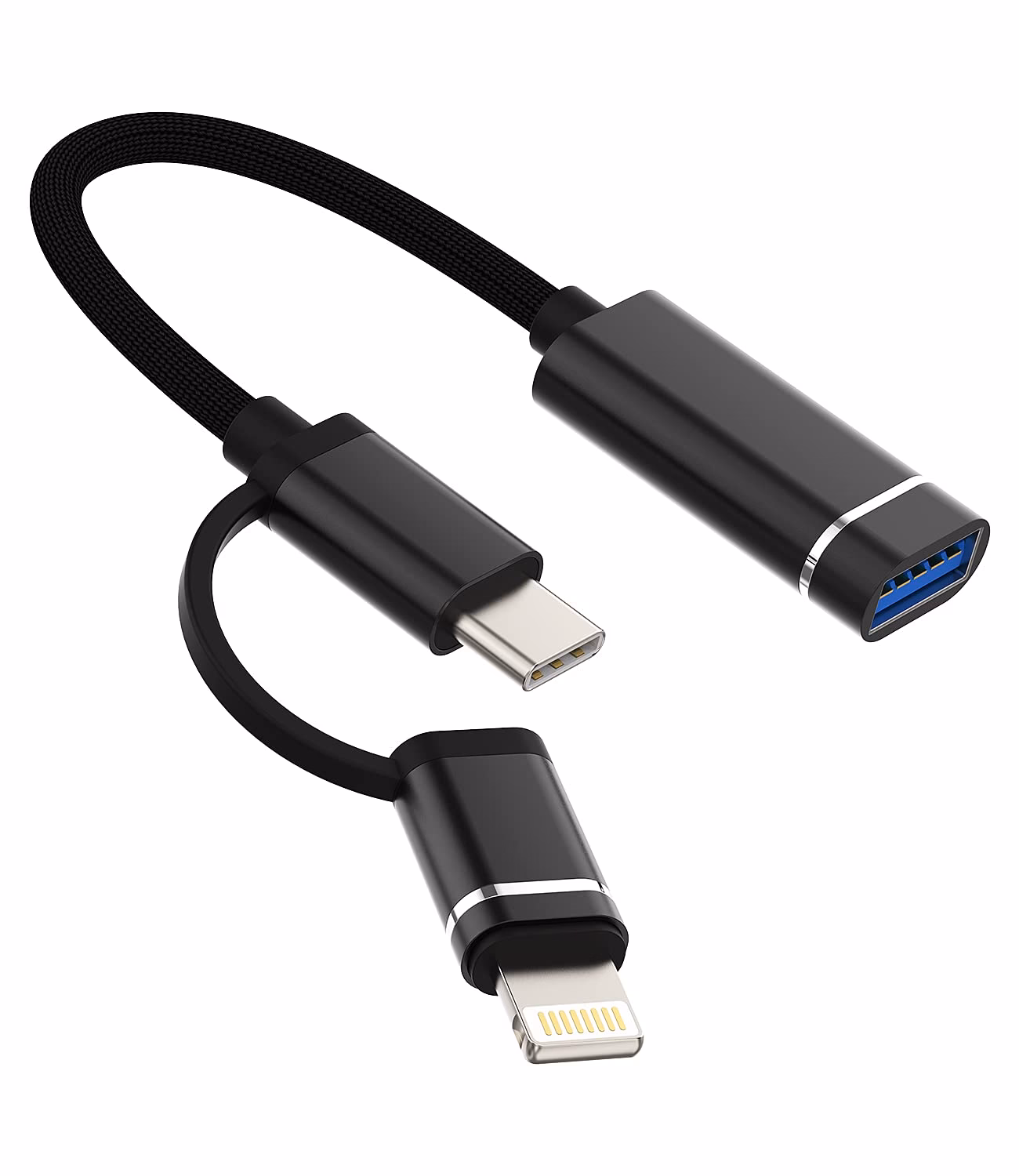 What do you get with the Apple Lightning to USB adapter?