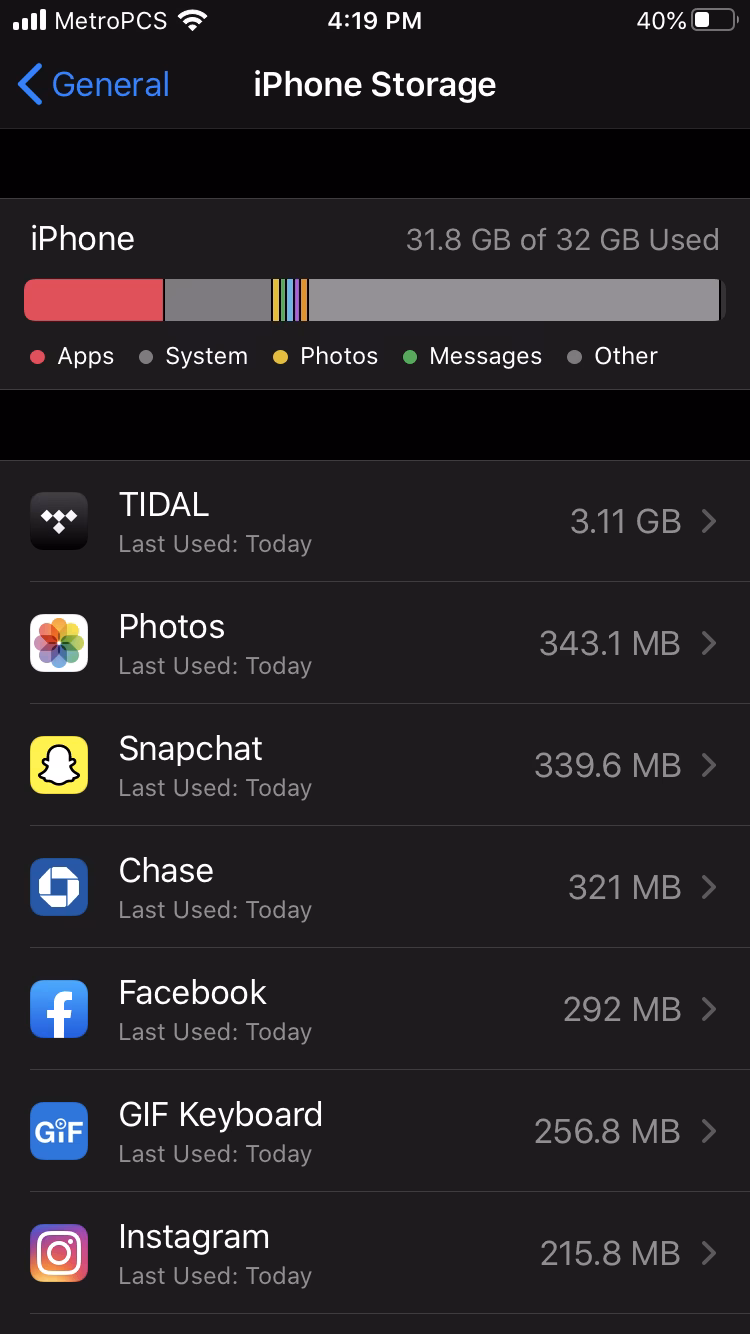 What if my iPhone or iPad storage is full?