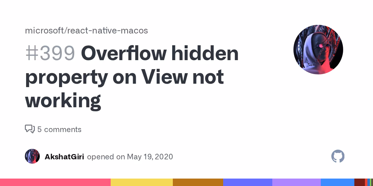 Is the 'overflow: hidden' property working?