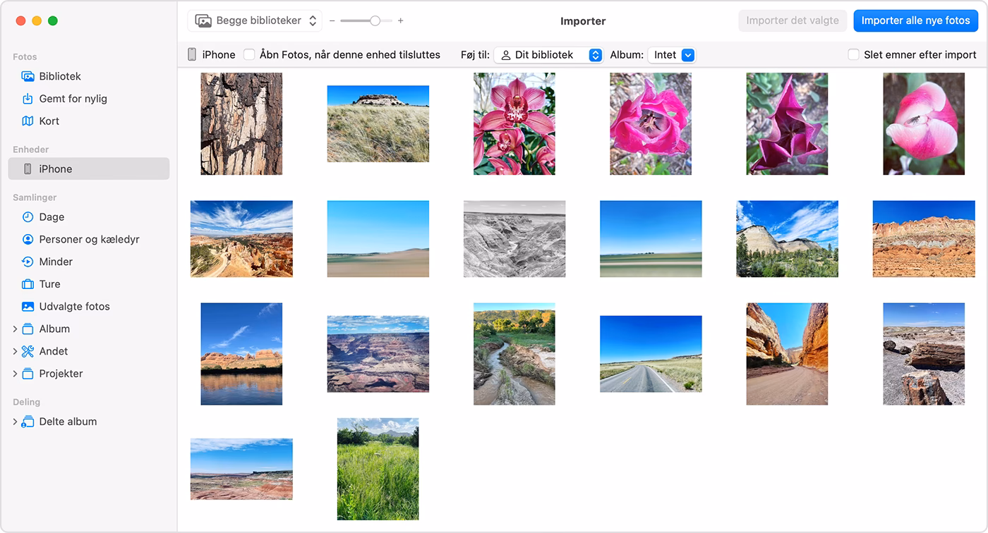Hvordan kan du overføre fotos fra iPhone til Mac?