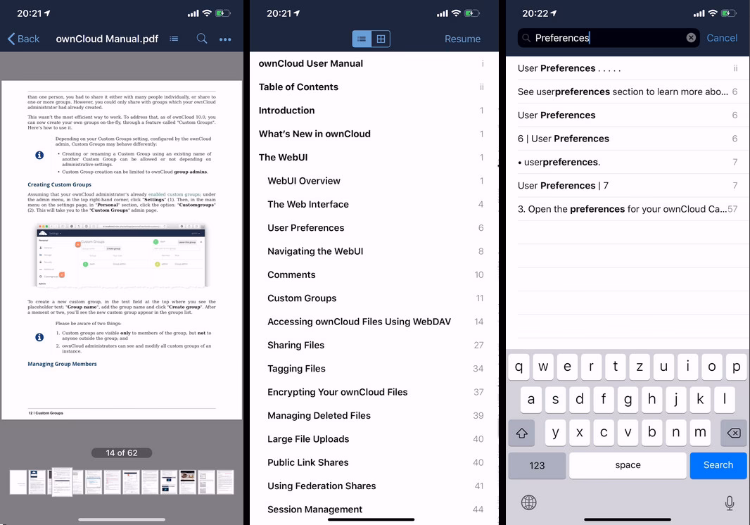 What is the new iOS ownCloud app?