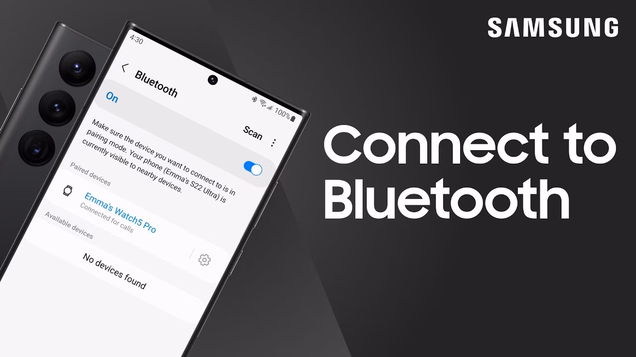How do I connect a Bluetooth device to my phone or tablet?