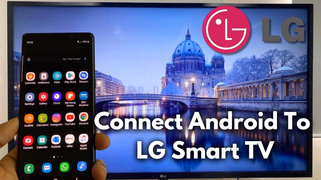 Can I stream content from apps on my phone to LG TV?