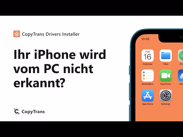 Wie repariere ich mein iPhone und es für meinen Computer erkennbar machen?