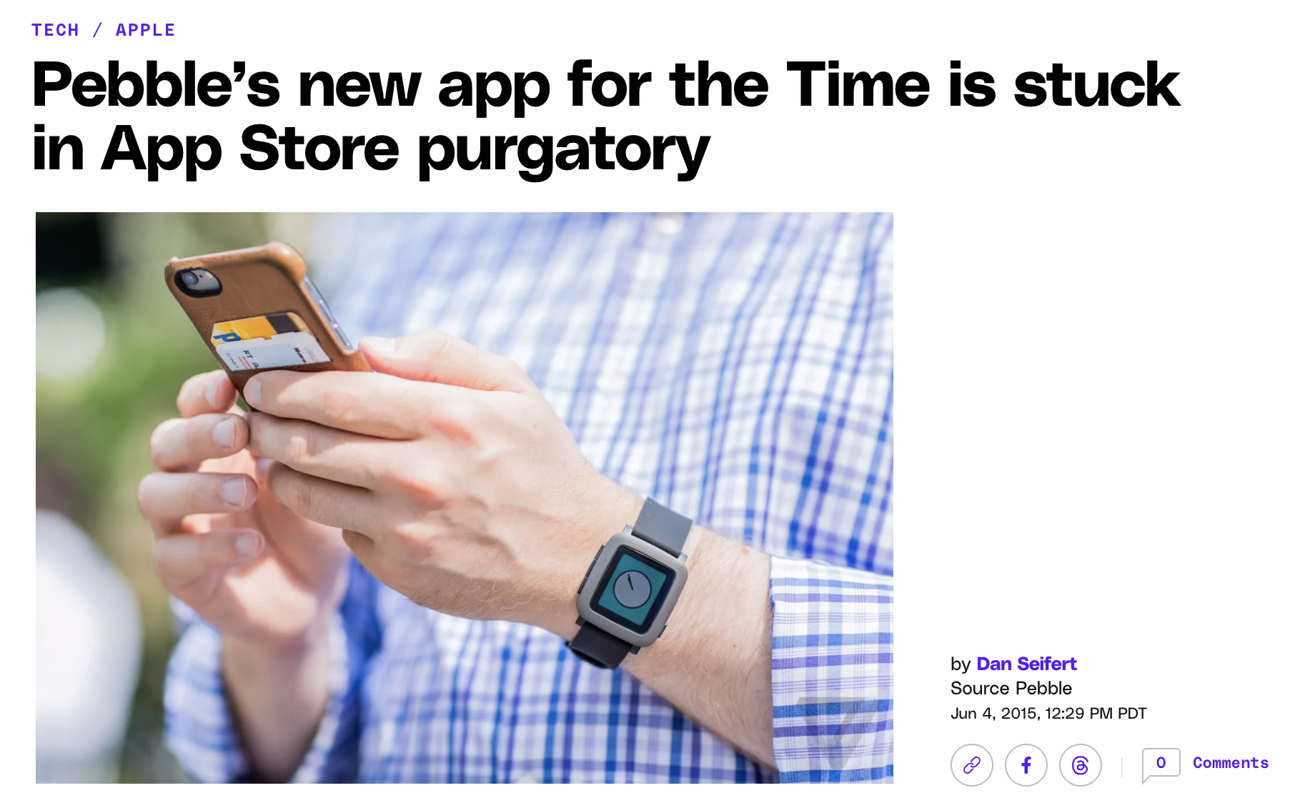 Is pebble still a e-paper smartwatch?