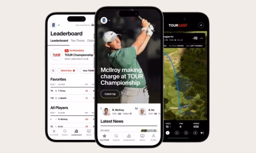 How do I update my PGA Tour app?