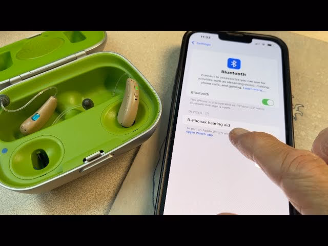 How to connect Phonak Hearing aids to iPhone?