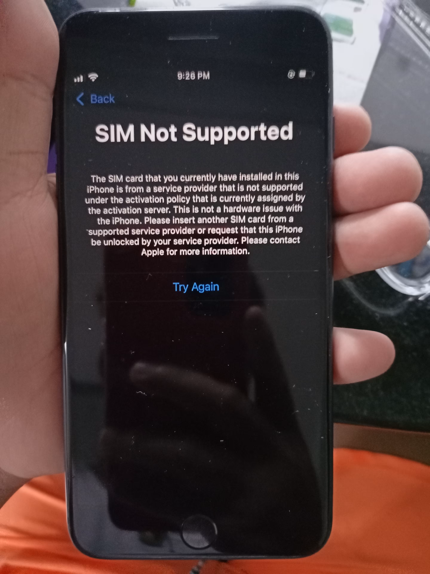 How to fix iPhone network not allowed issue?