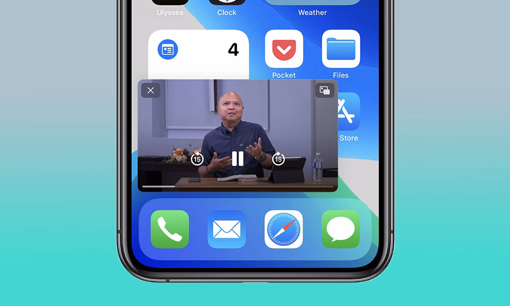What is picture-in-Picture (PIP) mode on iPhone?