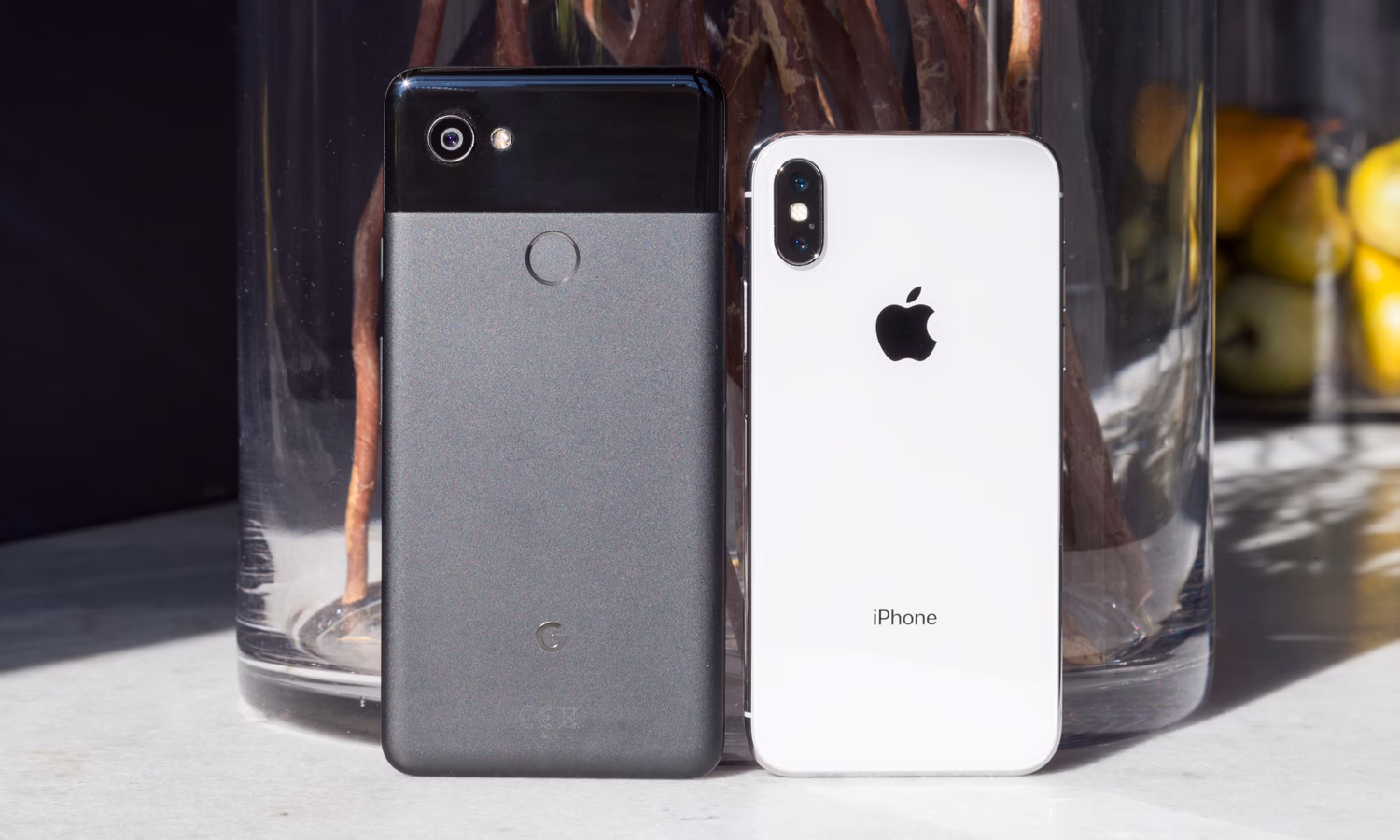 What is the difference between Google Pixel 2 and iPhone X?