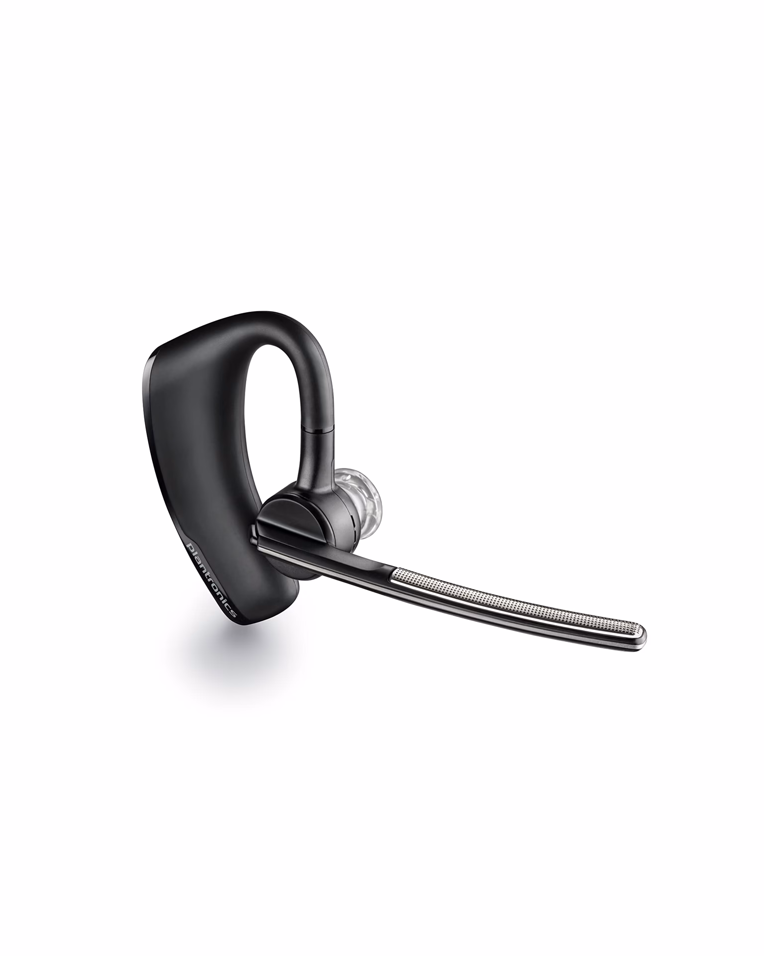How does the Plantronics Voyager headset function?