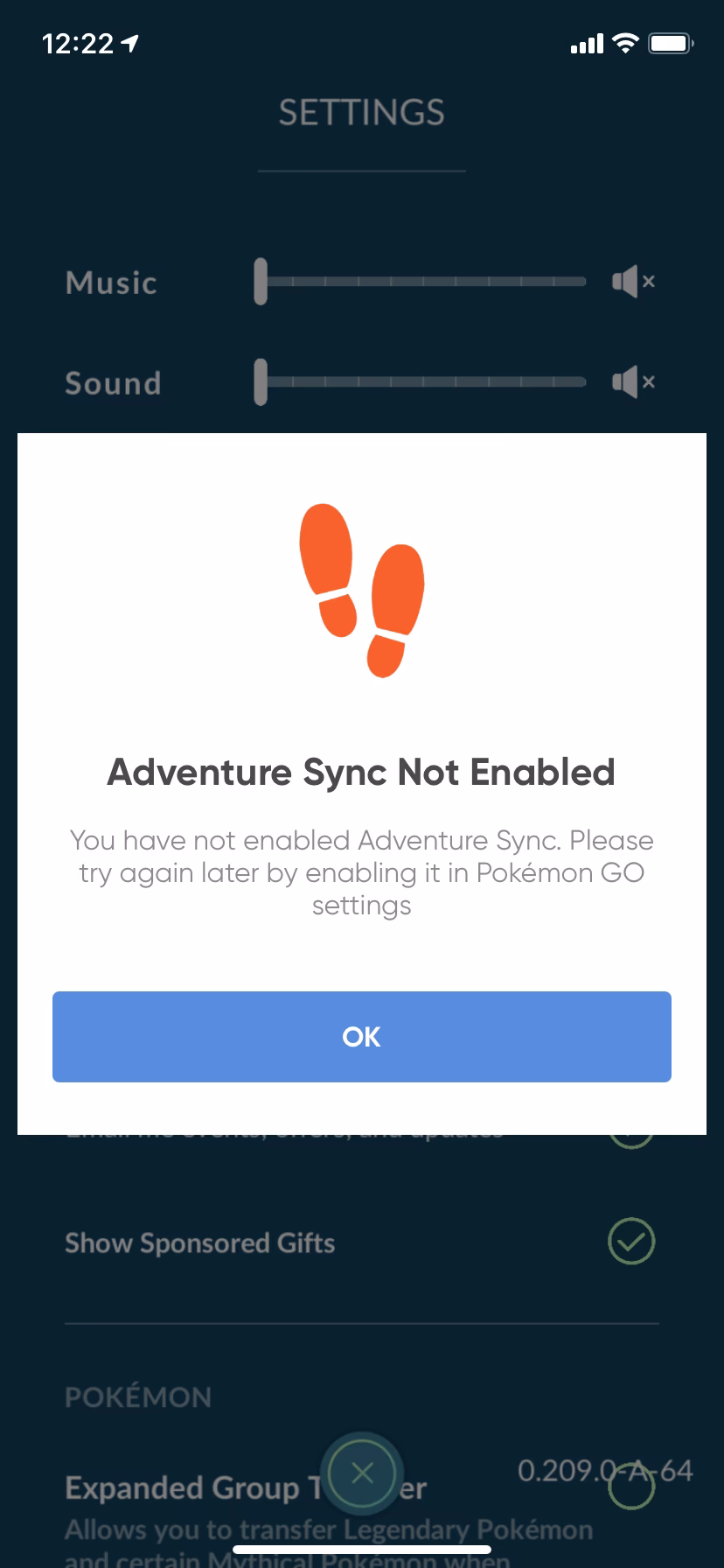 How to use Adventure Sync after Level 5 in Pokemon Go?