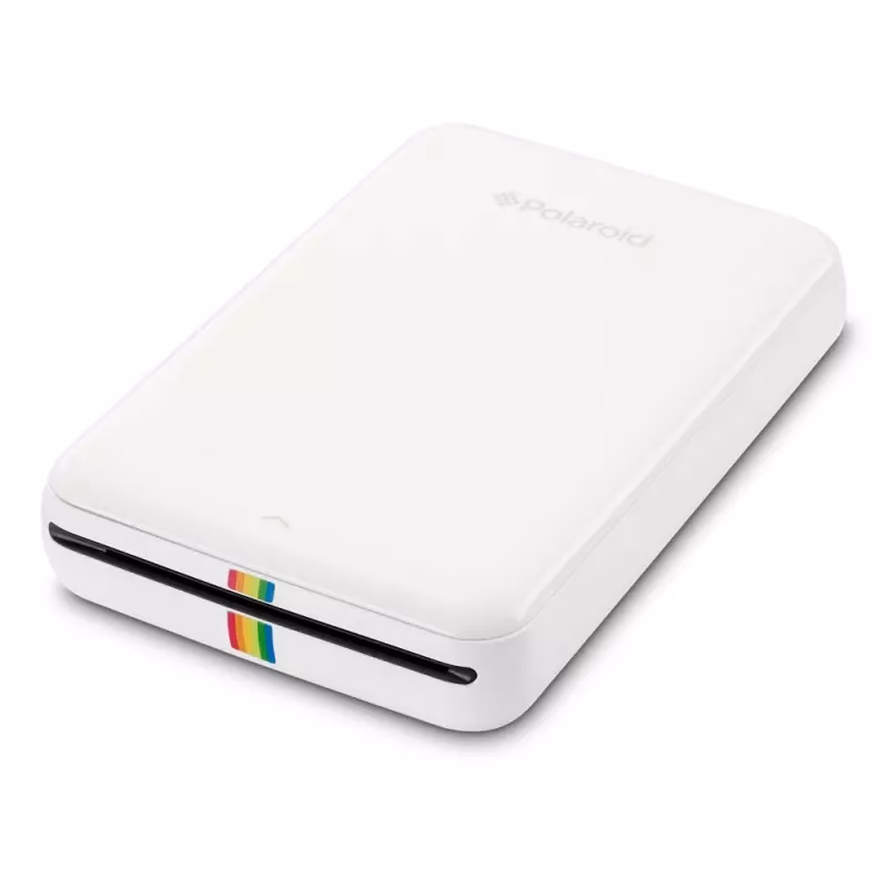 How to connect a Polaroid ZIP printer to a computer?