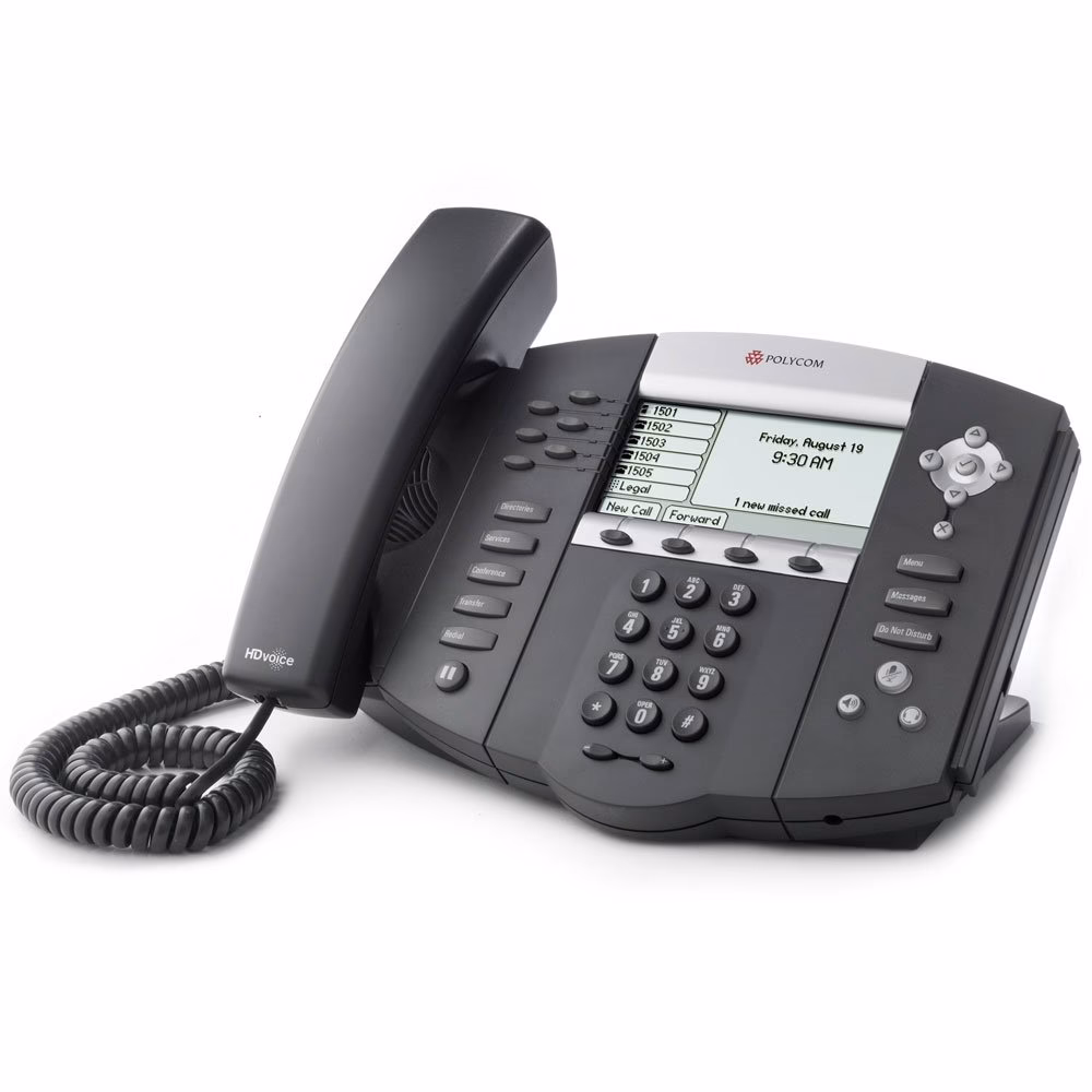 How do I page a page on a Polycom phone?