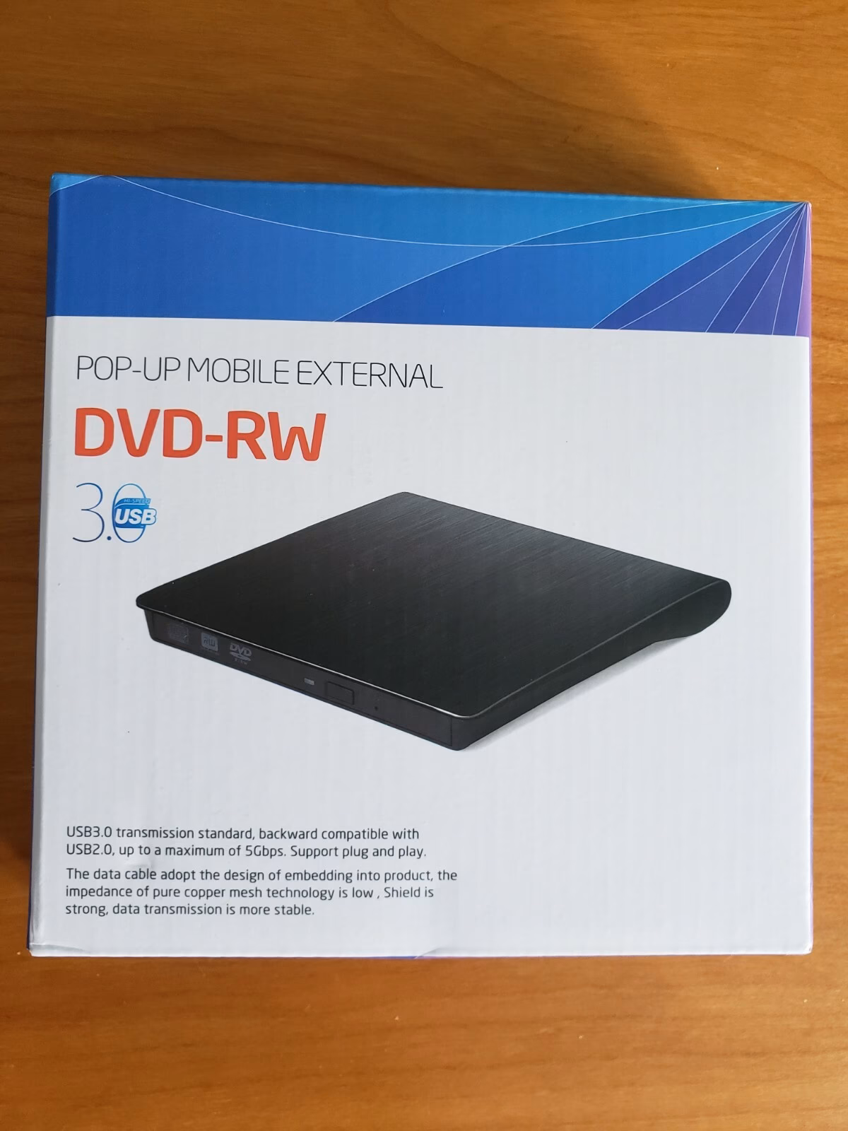 How do I reinstall a driver on a portable DVD drive?