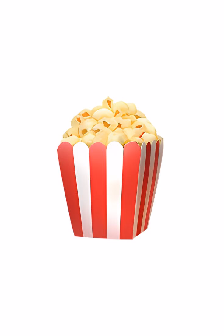 What is a popcorn emoji?