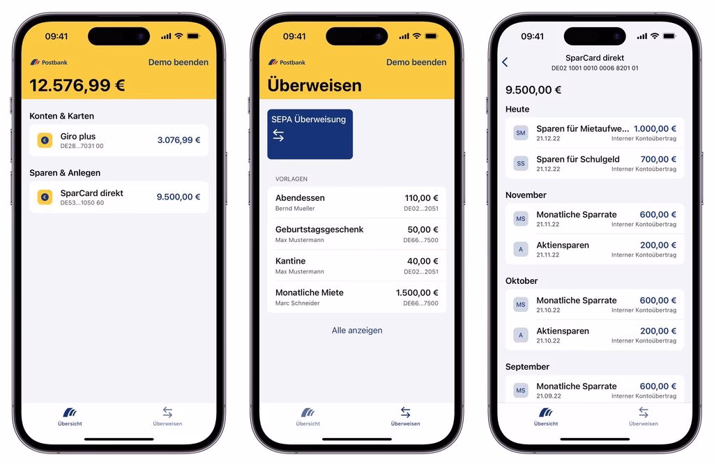 Wo finde ich die Anschriften der Postbank?