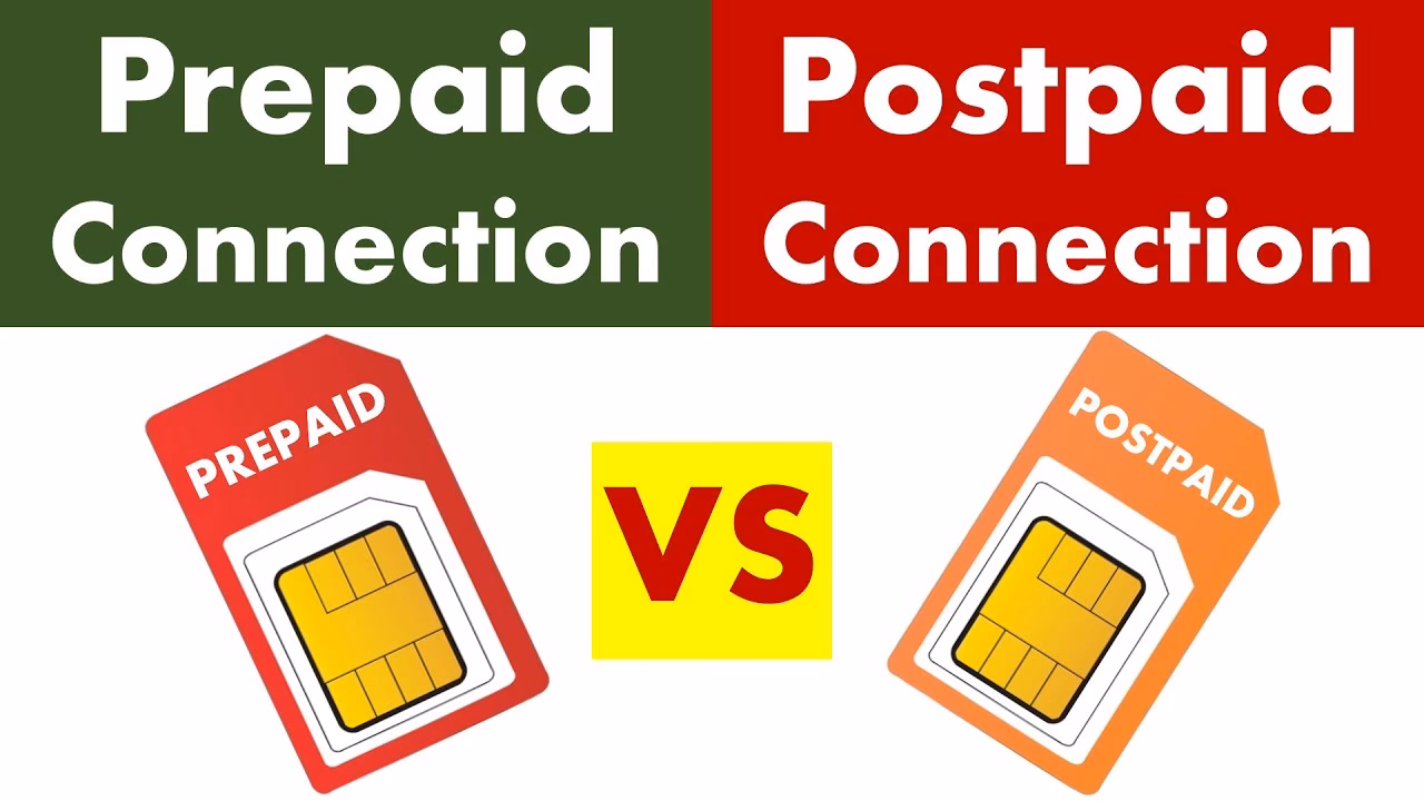 How does a postpaid connection work?