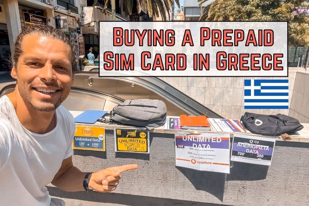 How does a SIM card work in Greece?