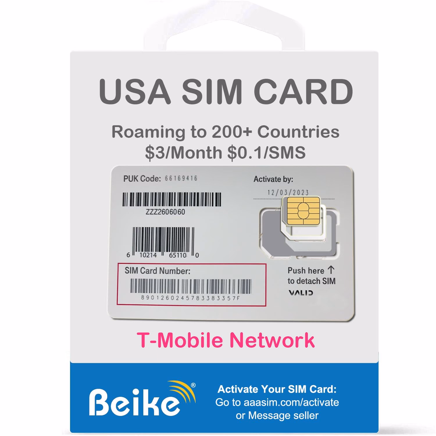 How much does a prepaid SIM card cost?