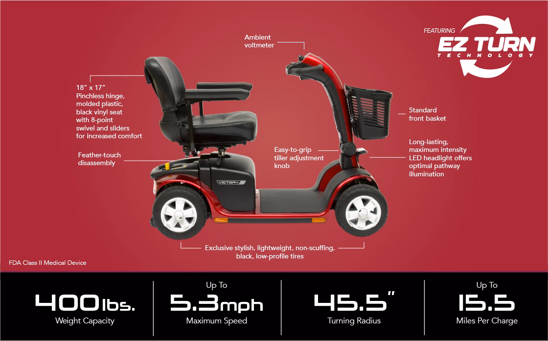 What is a pride victory 10 LX scooter?