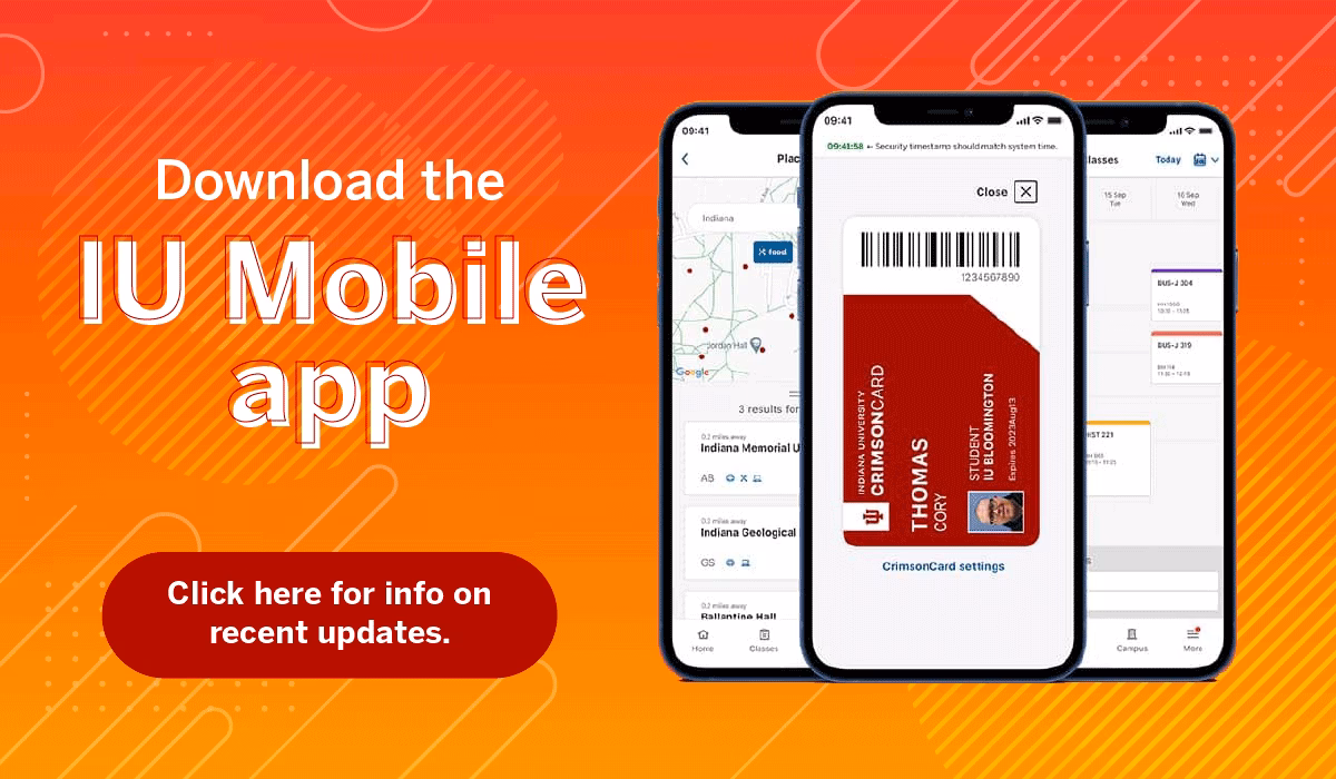 How does mobile print work at IU?