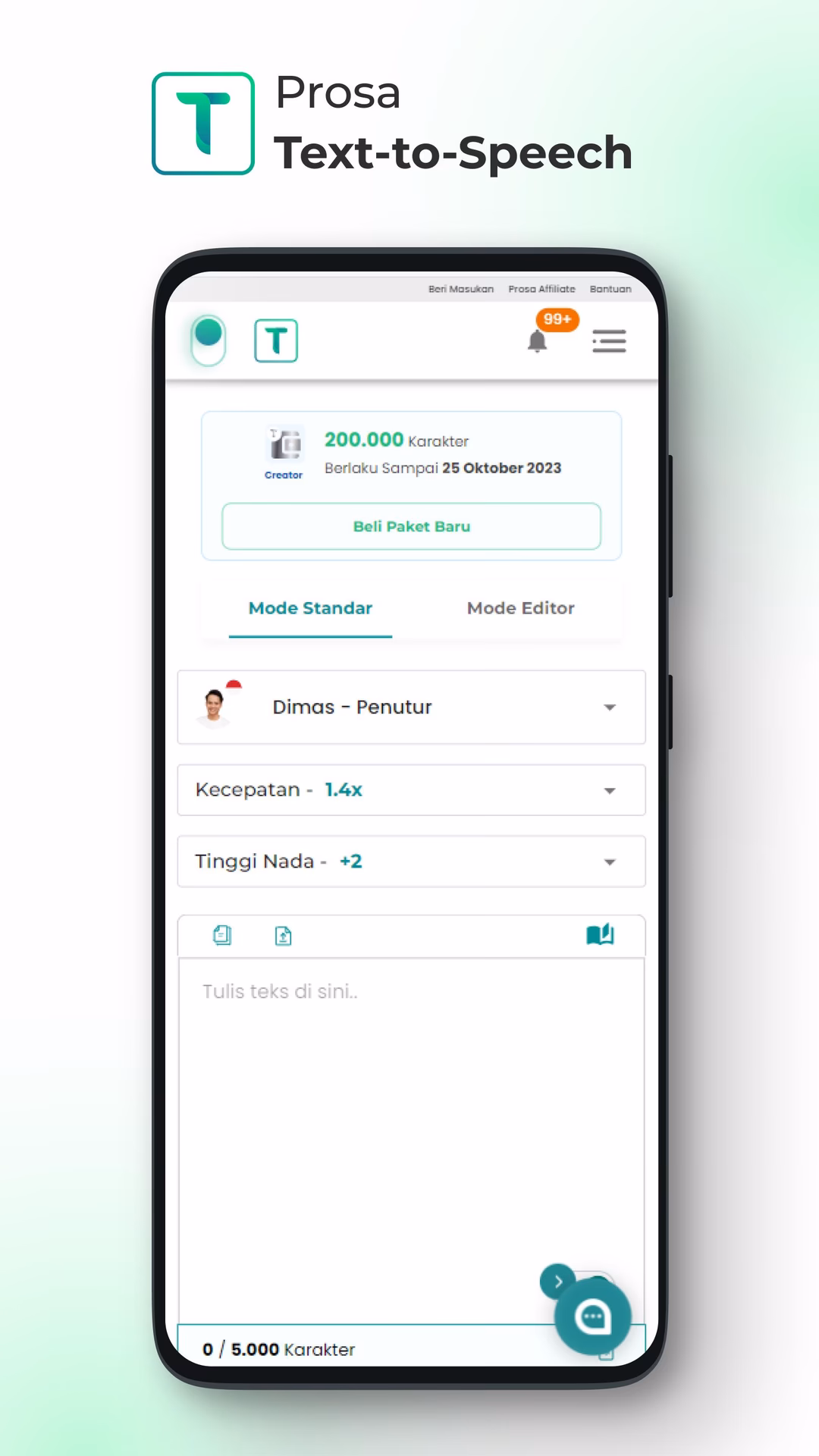 What is a prosalink app?