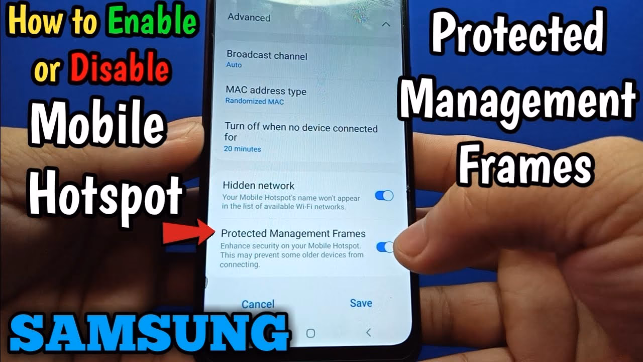 How do I use protected management frames?