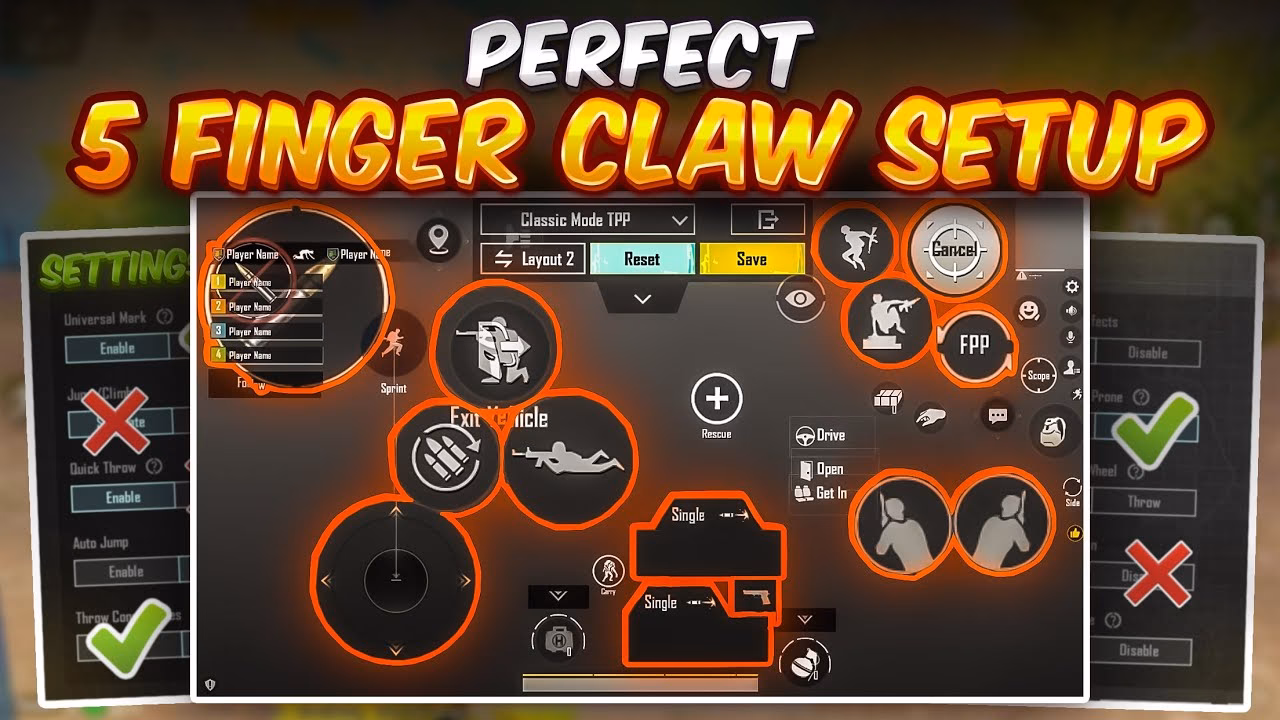 Does PUBG Mobile have a 3 finger layout?