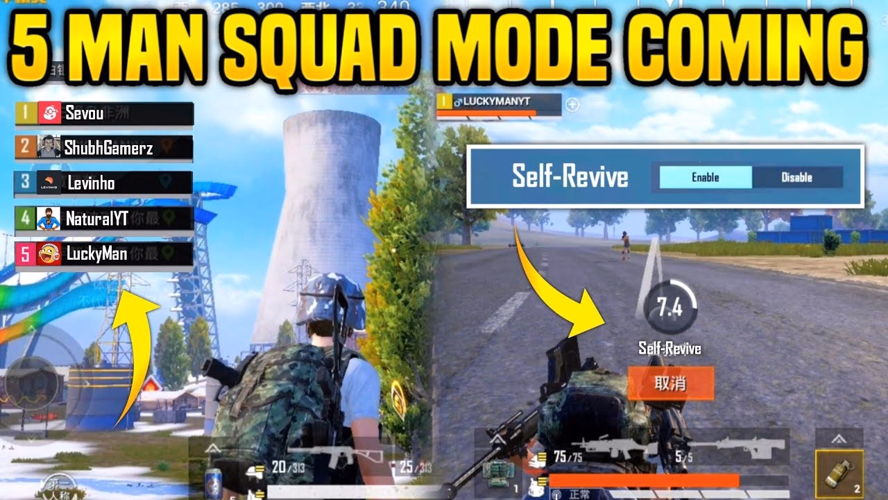 Does PUBG Mobile have a squad?