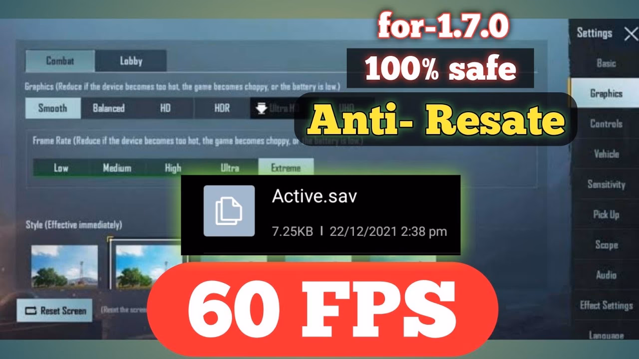 Does BGMI & PUBG Mobile have a 90fps active config file?