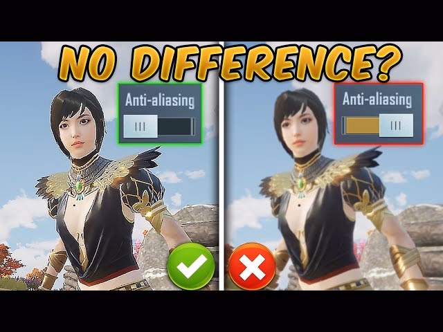 What is PUBG Mobile Anti-aliasing?