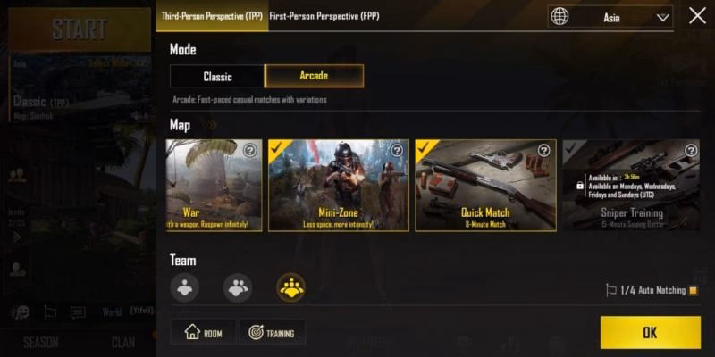 What is ancient secret mode in PUBG Mobile?